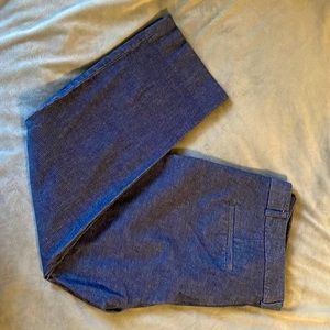 Banana Republic Blue Cotton SLOAN Slim Crop